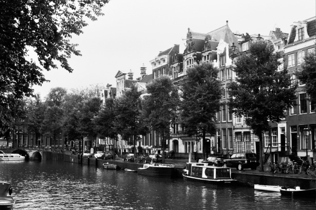 A weekend in Amsterdam on black and white film