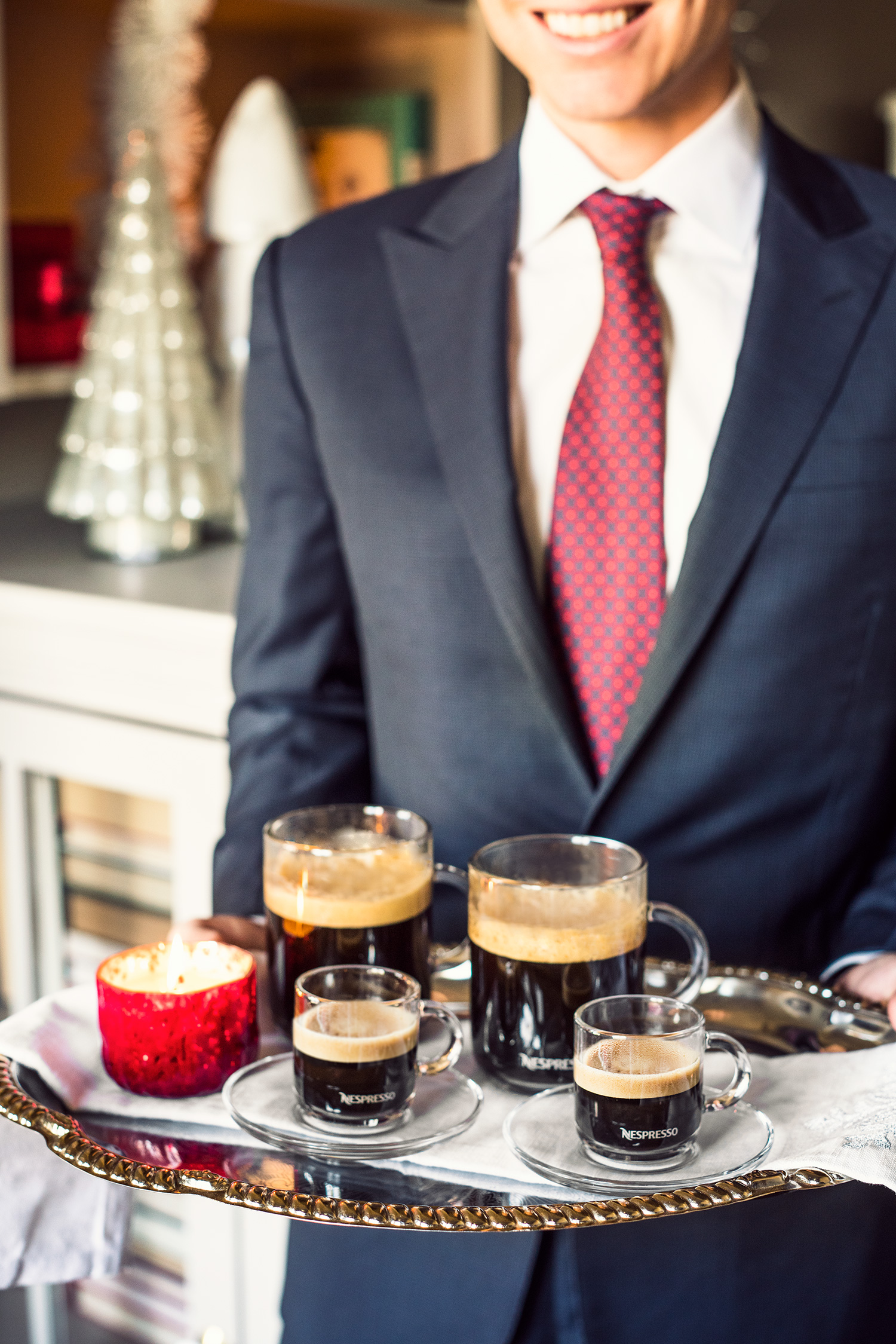 "Open this one first!" Give the gift of Nespresso this holiday season.