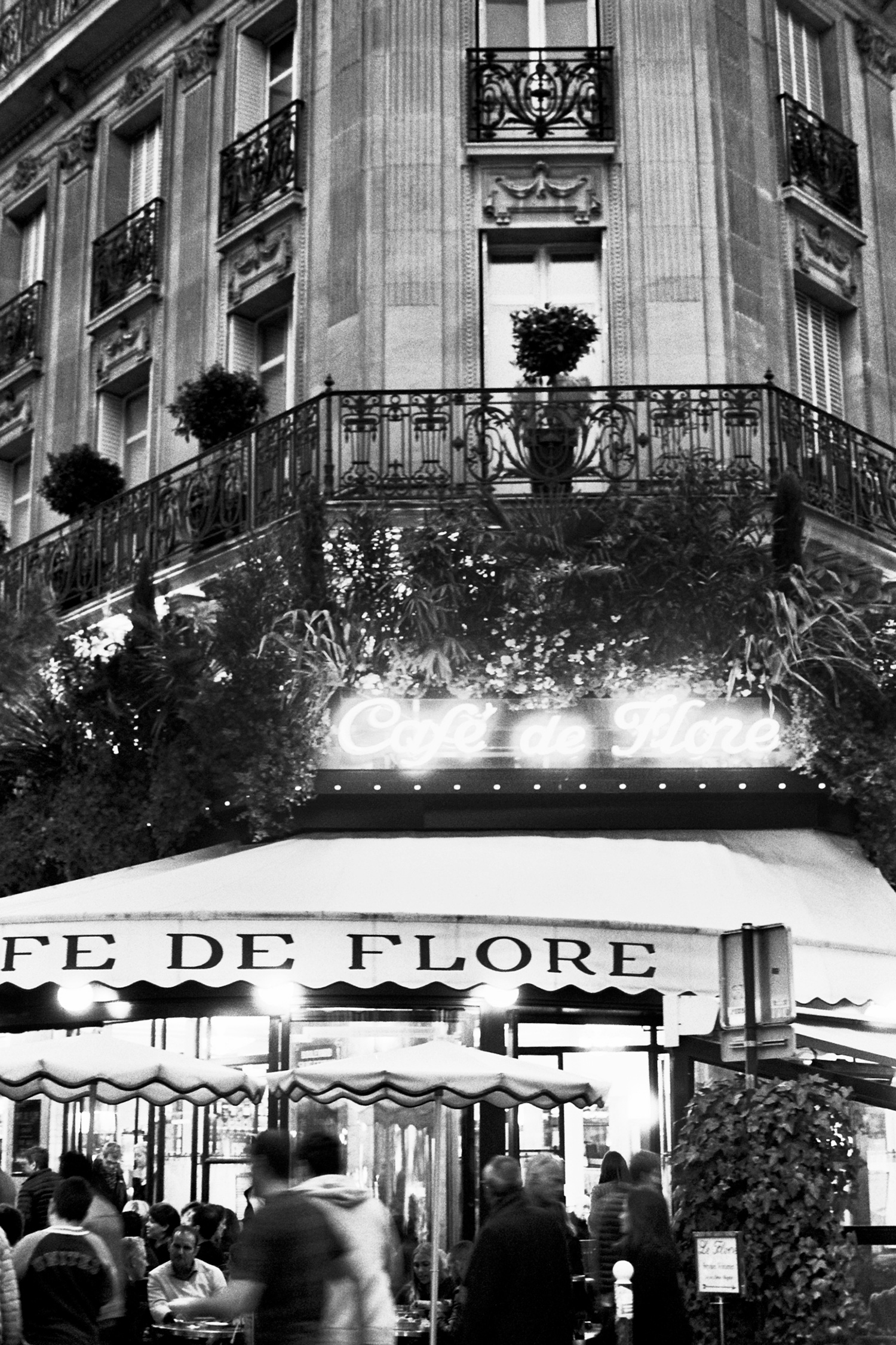 A black and white film story by photographer Jamie Beck of Paris in the Fall...