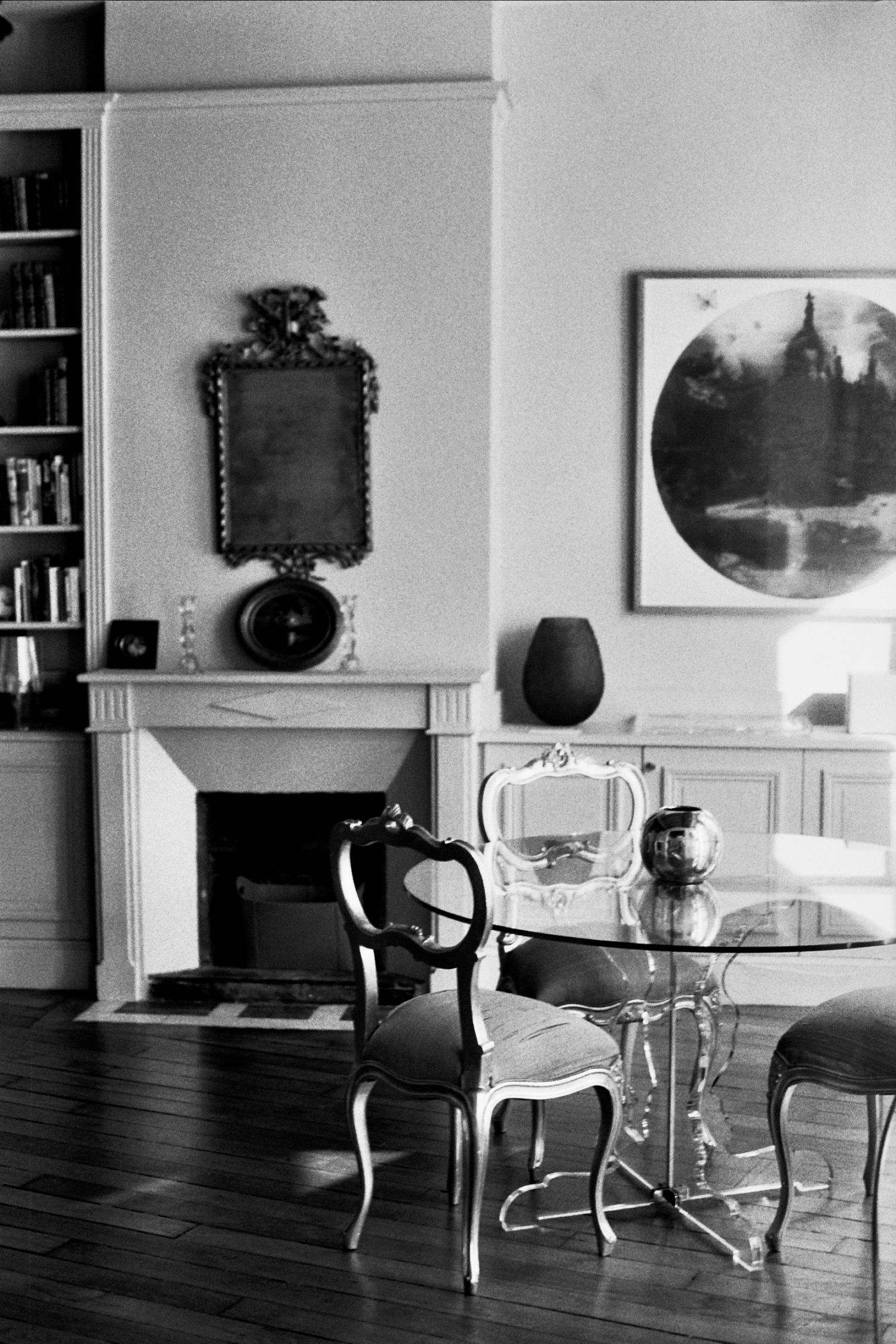 A black and white film story by photographer Jamie Beck of Paris in the Fall...